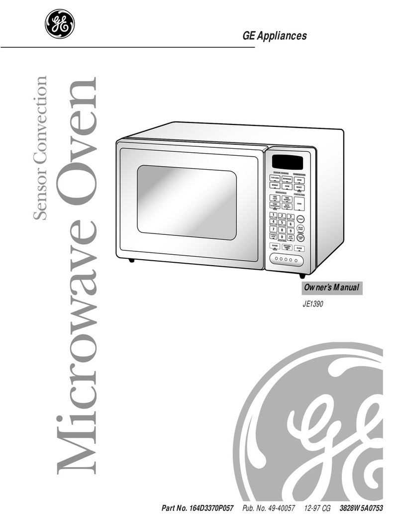 GE JE1390 User manual