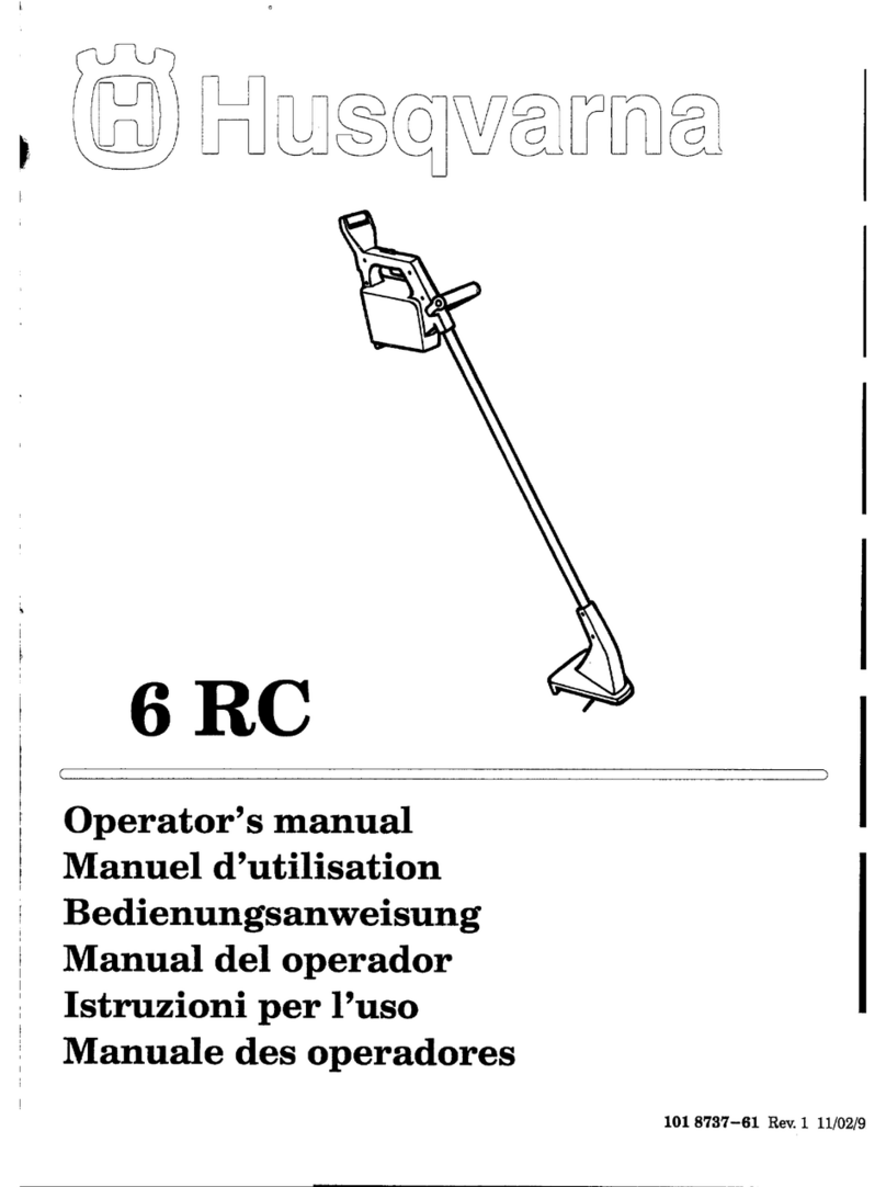 Husqvarna 6 RC Operator's manual