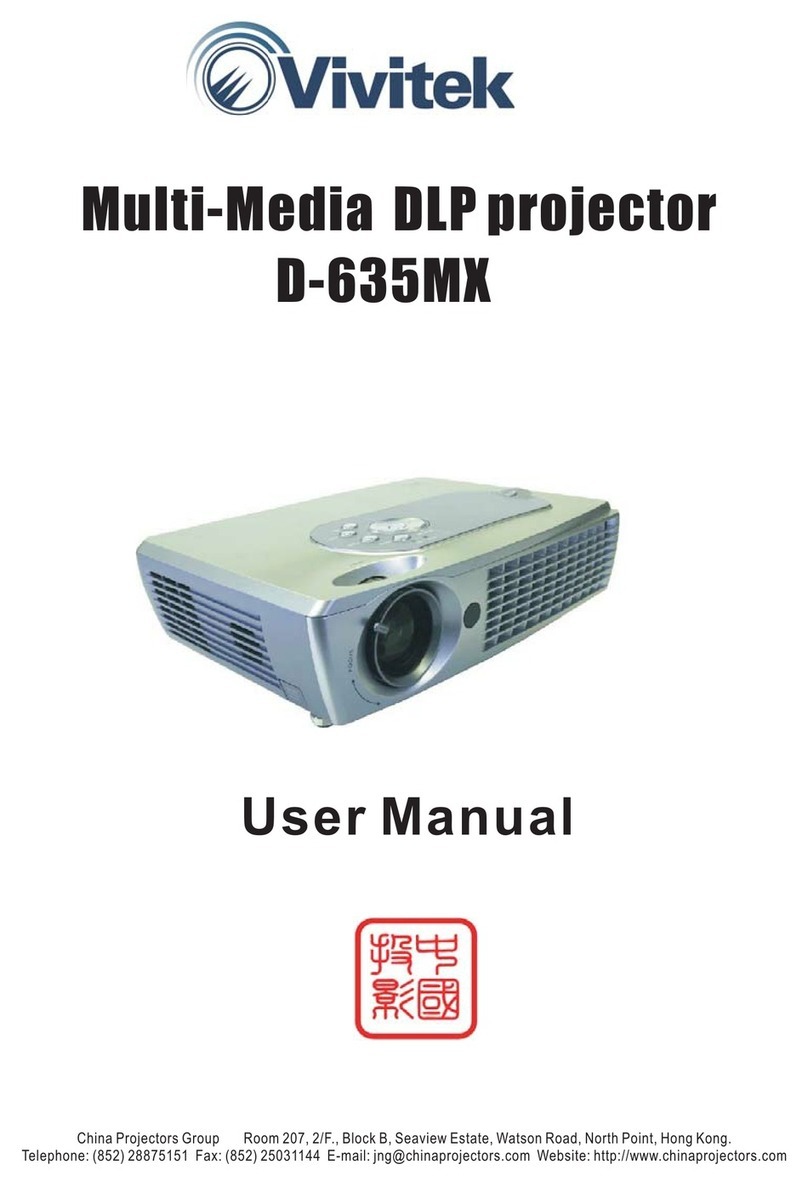 Vivitek D-635MX User manual
