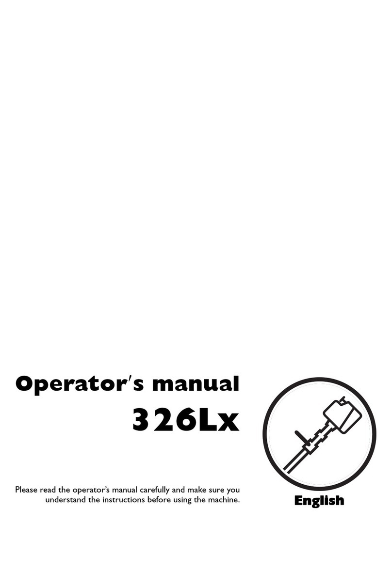 Husqvarna 326LX SERIES Operator's manual