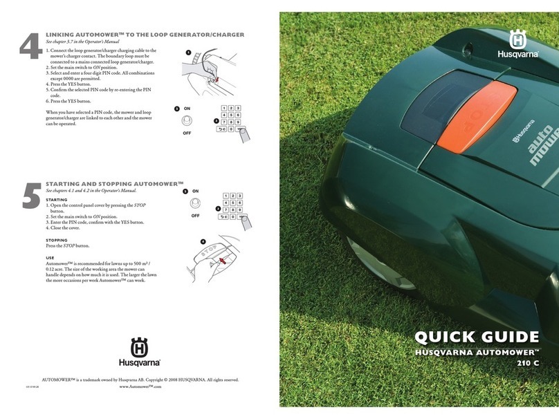 Husqvarna AUTOMOWER 210 C User manual