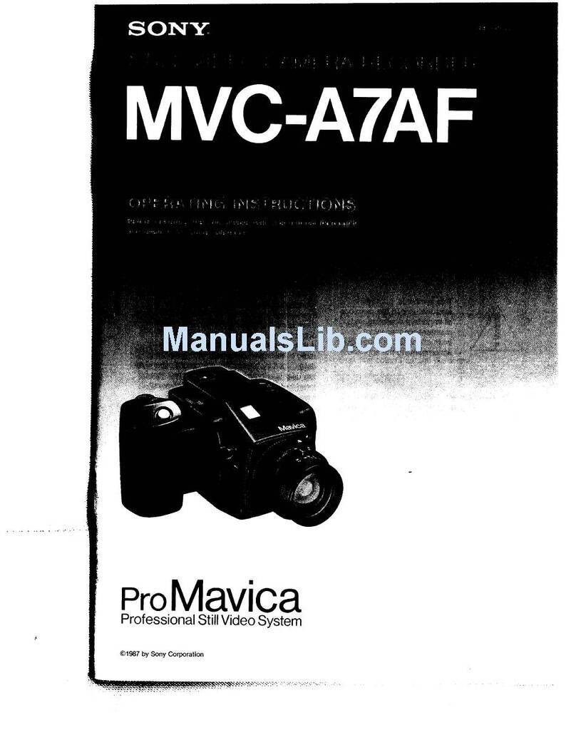 Sony ProMavica MVC-A7AF User manual Sony ProMavica MVC-A7AF User manual
