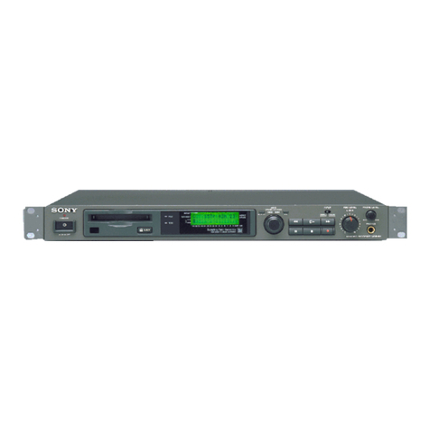 Sony MDS-E11 User manual