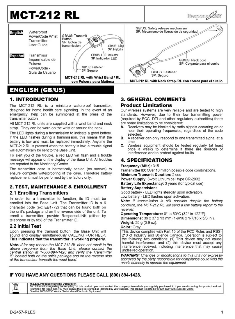 Response-Link MCT-212 overview