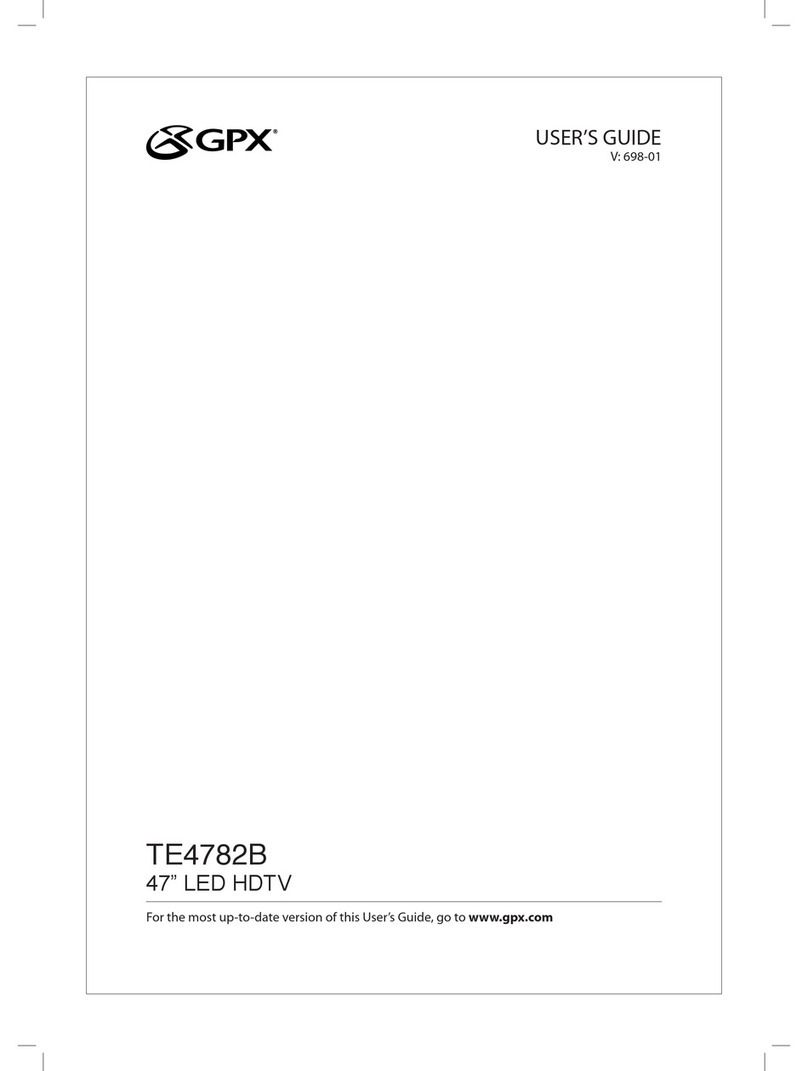 GPX TE4782B User manual