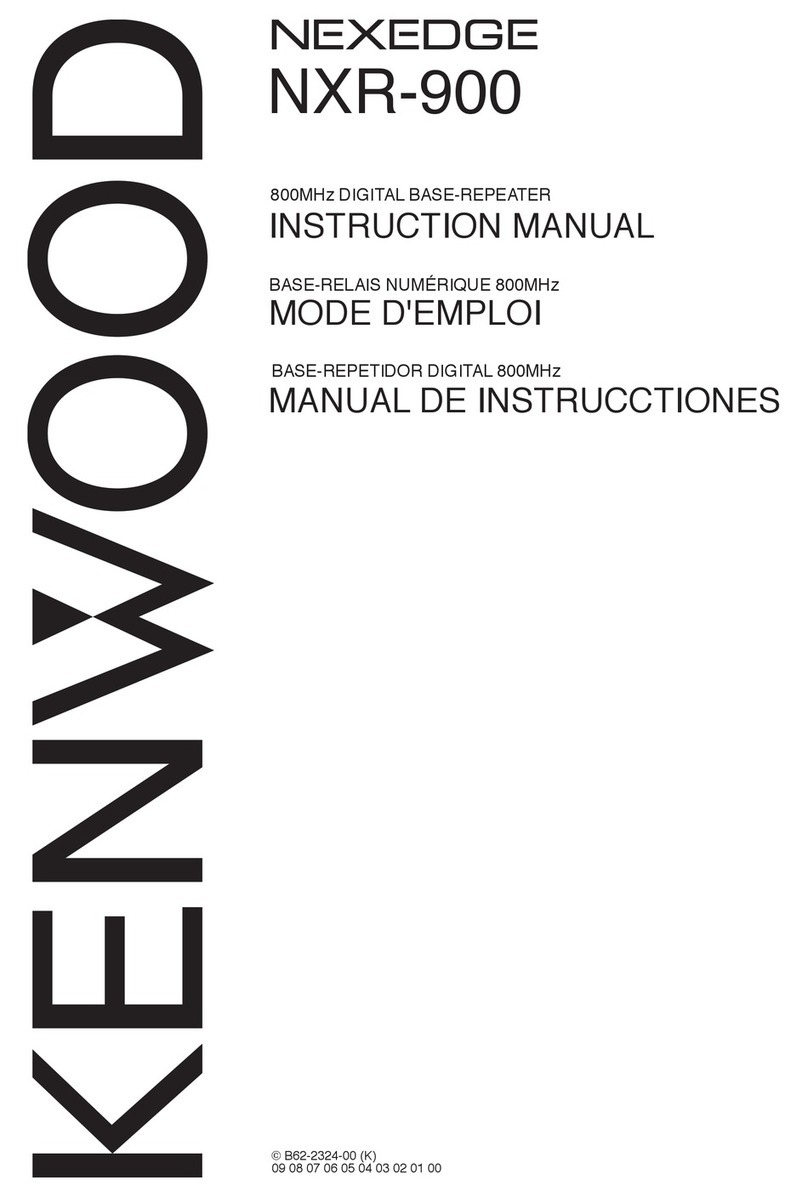 Kenwood Nexedge NXR-900 User manual