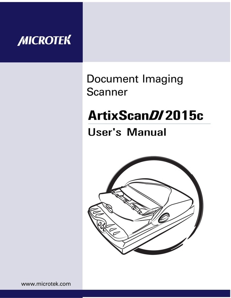 Microtek ArtixScanDI 2015c User manual