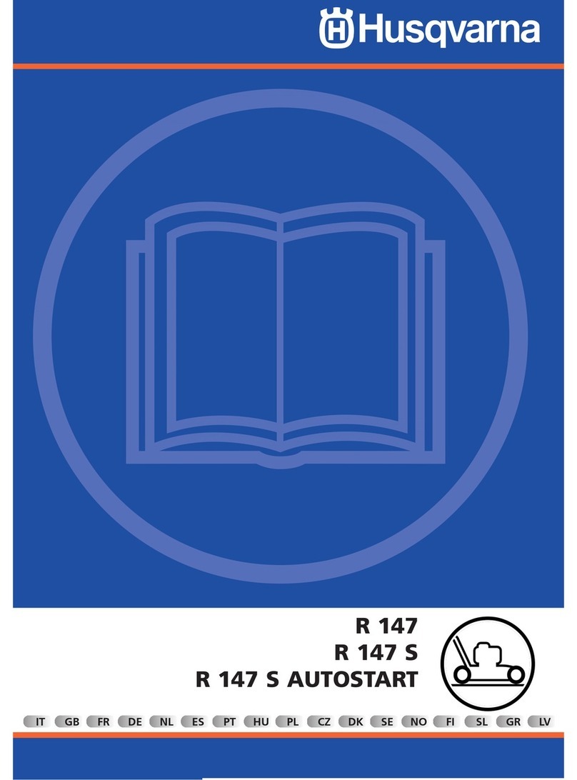 Husqvarna R 147 S AUTOSTART instruction manual