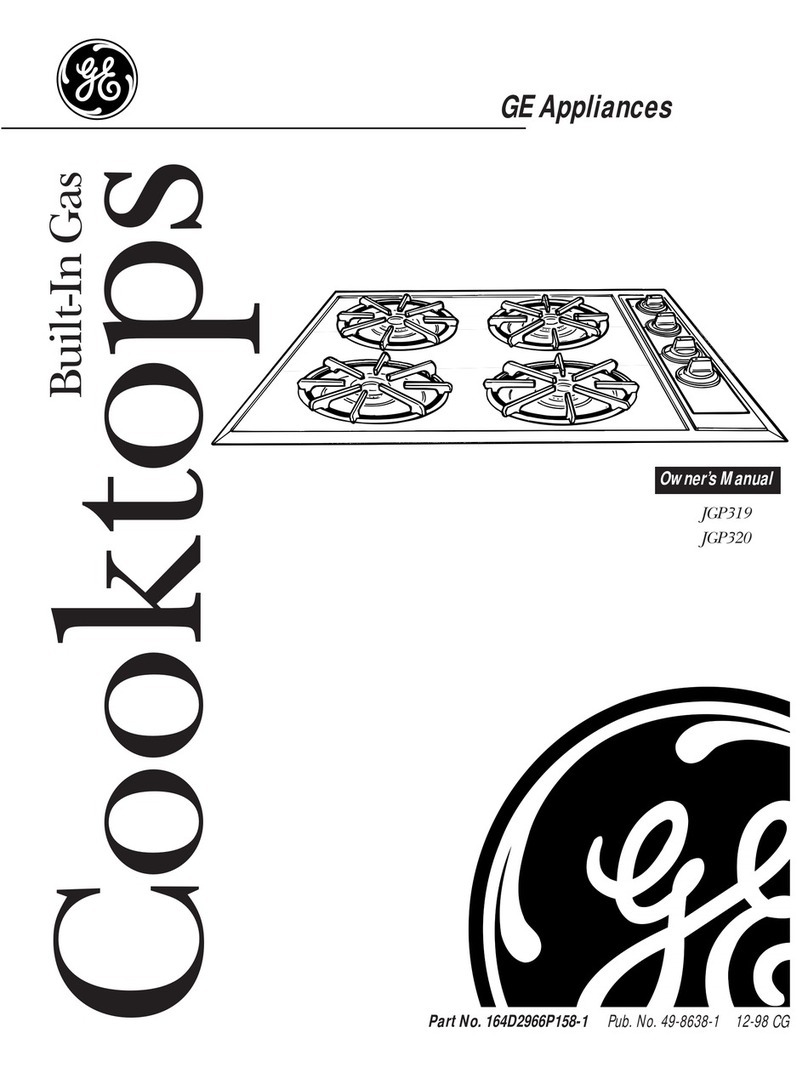 GE JGP319 User manual