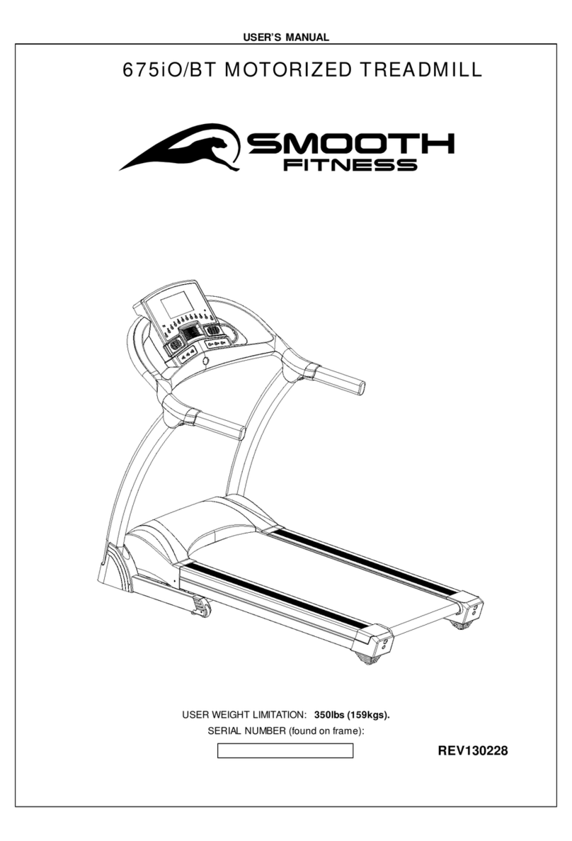 Smooth Fitness 675iO/BT user manual
