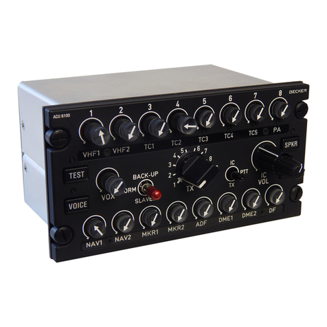 Becker ACU6100 series Installation and operation