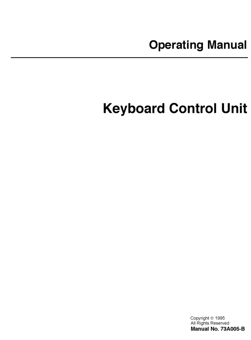 TimeLine Lynx Keyboard Control Unit operating manual TimeLine Lynx Keyboard Control Unit operating manual