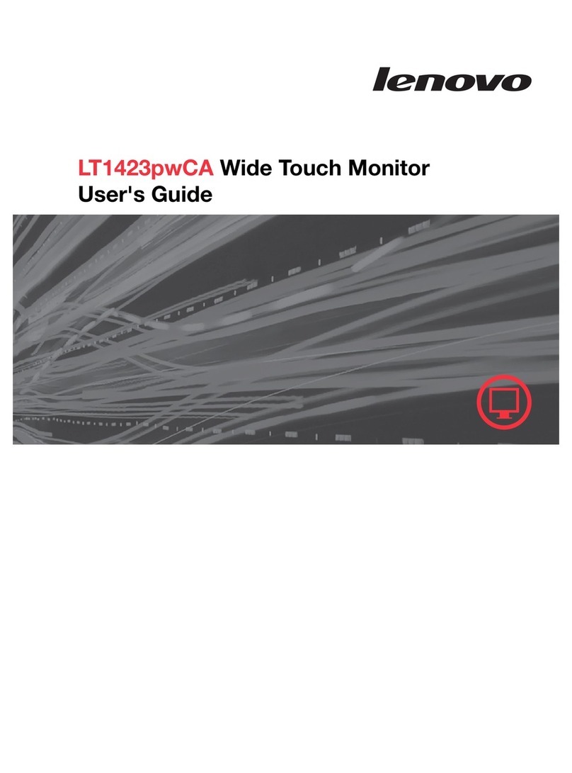 Lenovo ThinkVision LT1423pwCA User manual