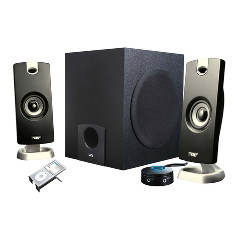 Cyber Acoustics CA-3080 owner's guide