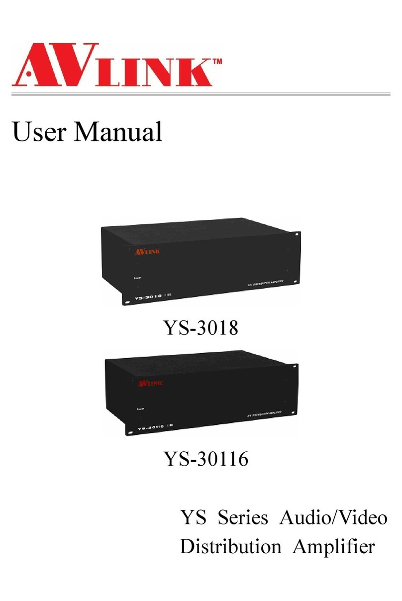 AVLink YS-30116 User manual