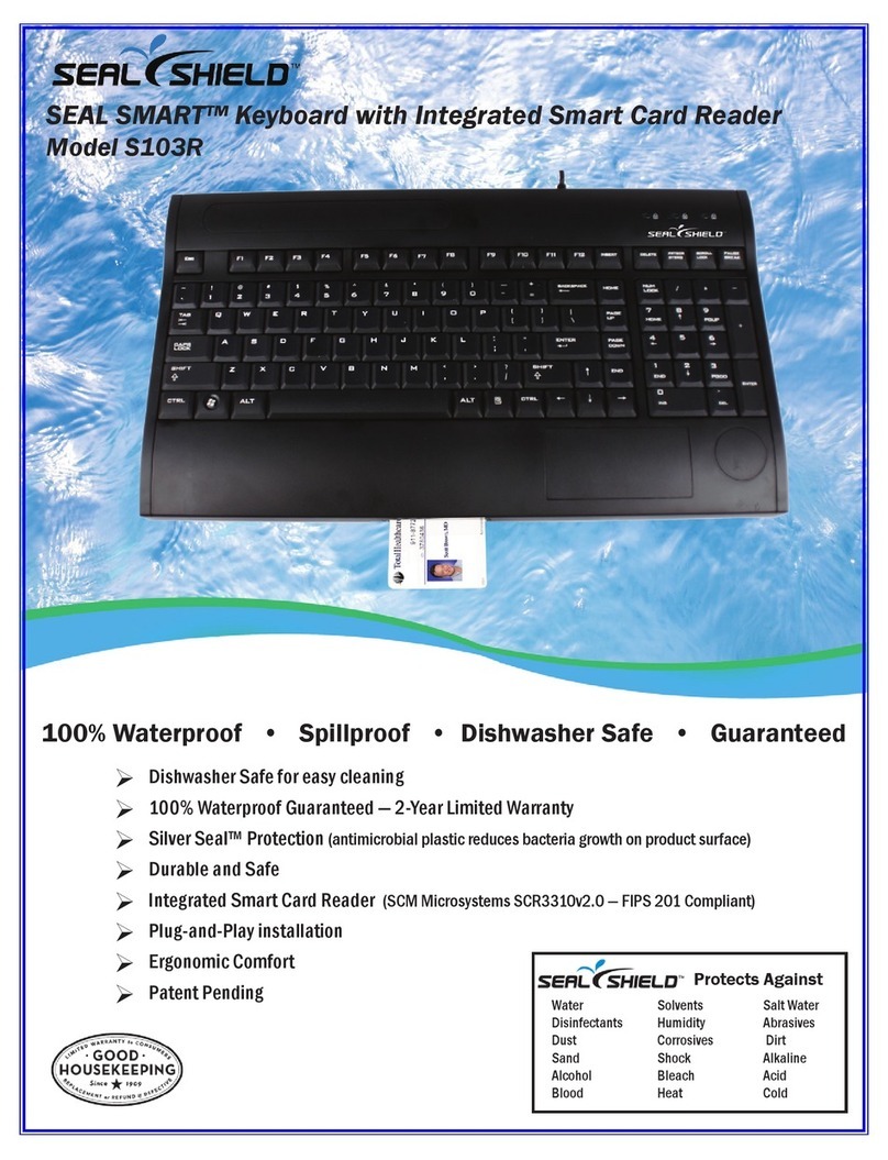 Seal Shield SEAL SMART S103R User manual Seal Shield SEAL SMART S103R User manual