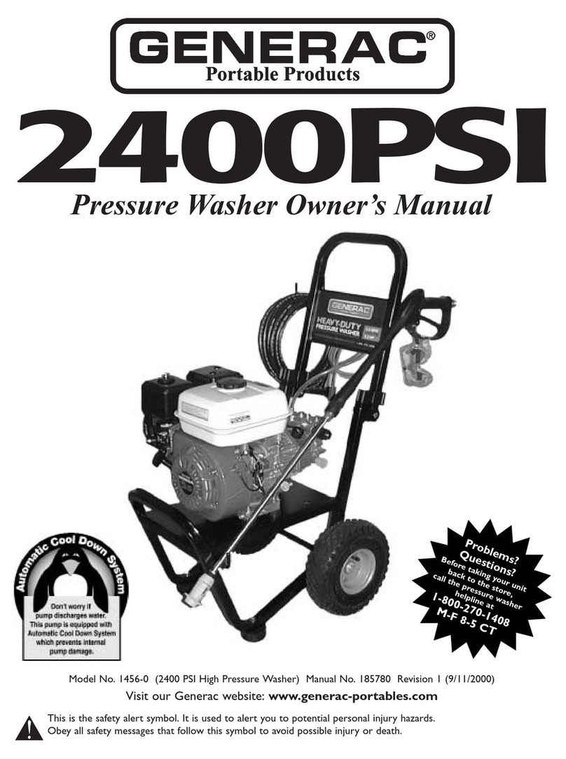 Generac Portable Products 2400PSI User manual Generac Portable Products 2400PSI User manual