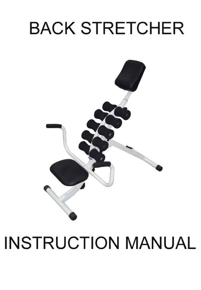 Sharper Image Back Stretcher instruction manual