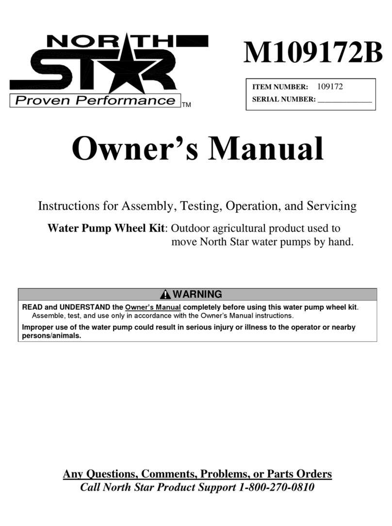 North Star M109172B User manual North Star M109172B User manual