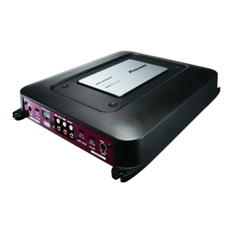 Pioneer GM6400F - Bridgeable Amplifier owner's manual