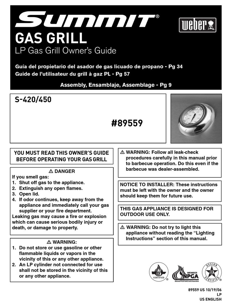 Weber Summit S-420 User manual
