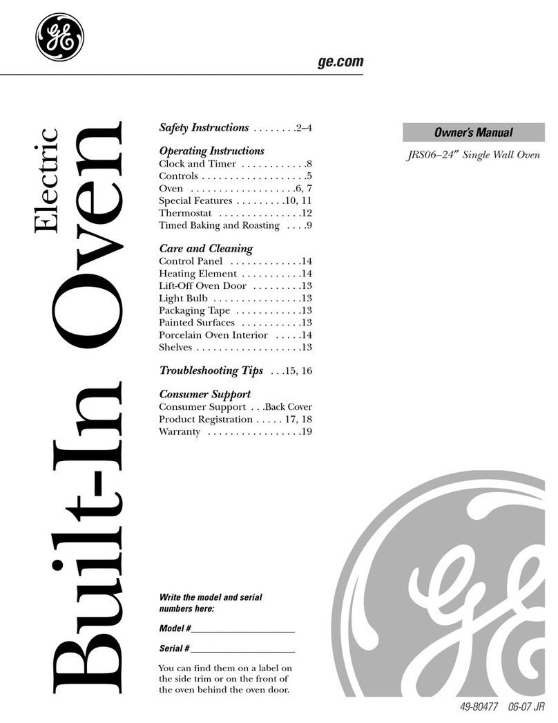 GE JRS06 User manual