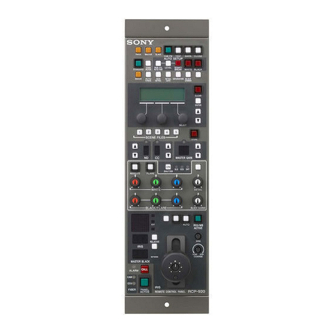 Sony RCP-920 User manual