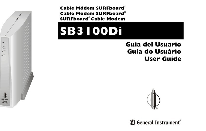 General Instrument SURFboard SB3100Di user guide