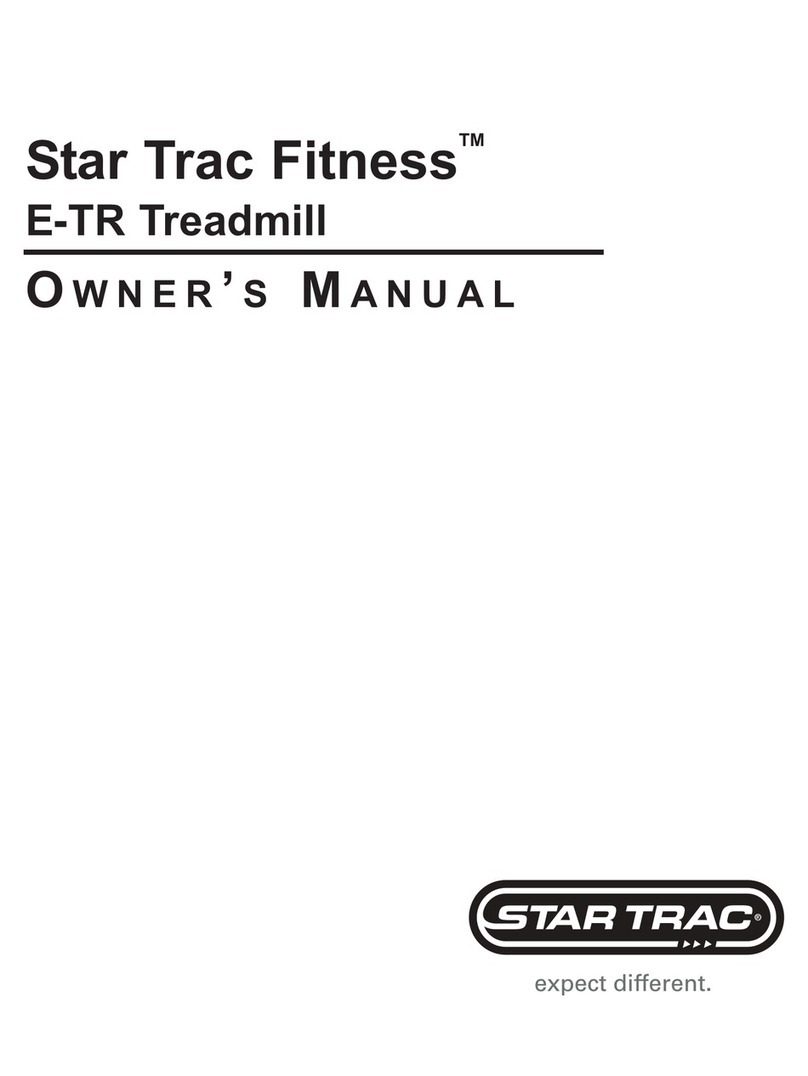 STAR TRAC FITNESS E-TR owner's manual