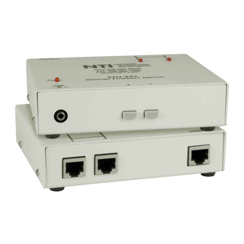 NTI ETH-4X1 User manual