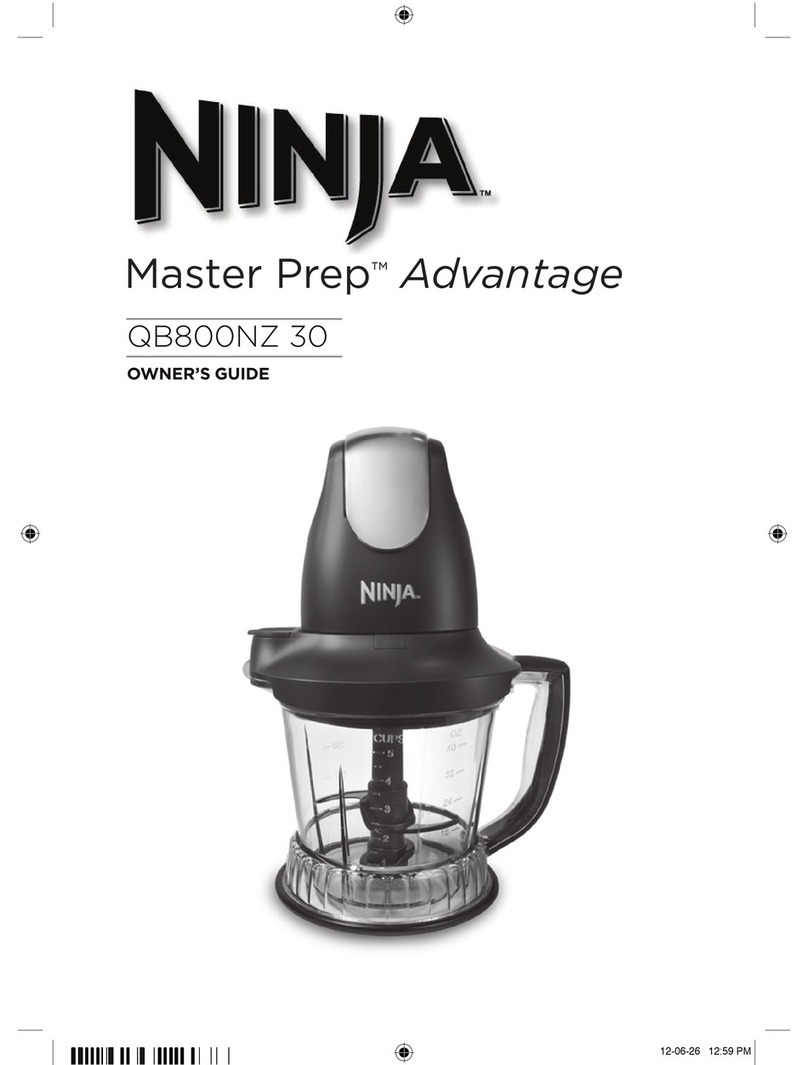 Ninja Master Prep Advantage QB800NZ 30 User manual