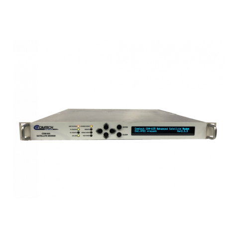 Comtech EF Data CDM-625 Installation and operation manual