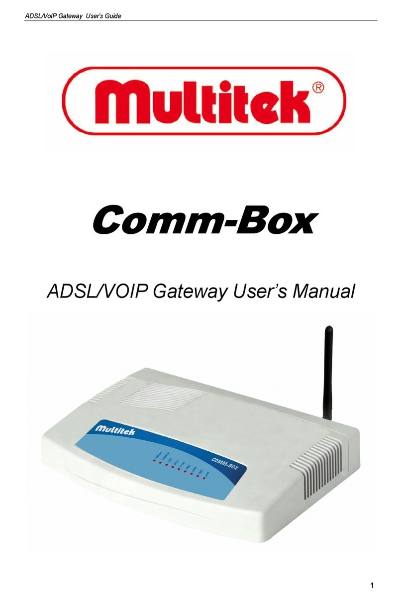 Multitek Comm-Box user manual