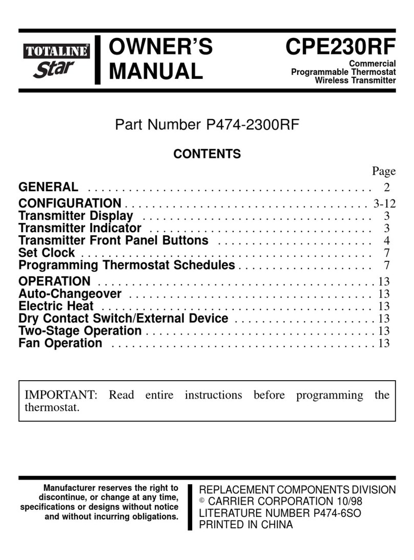 TOTALINE CPE230RF User manual