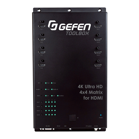 Gefen 4x4 HDMI User manual
