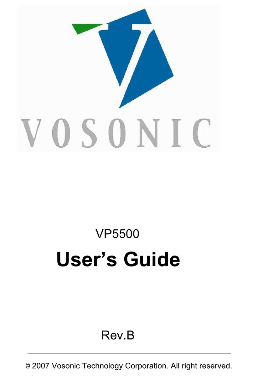 Vosonic VP5500 User manual