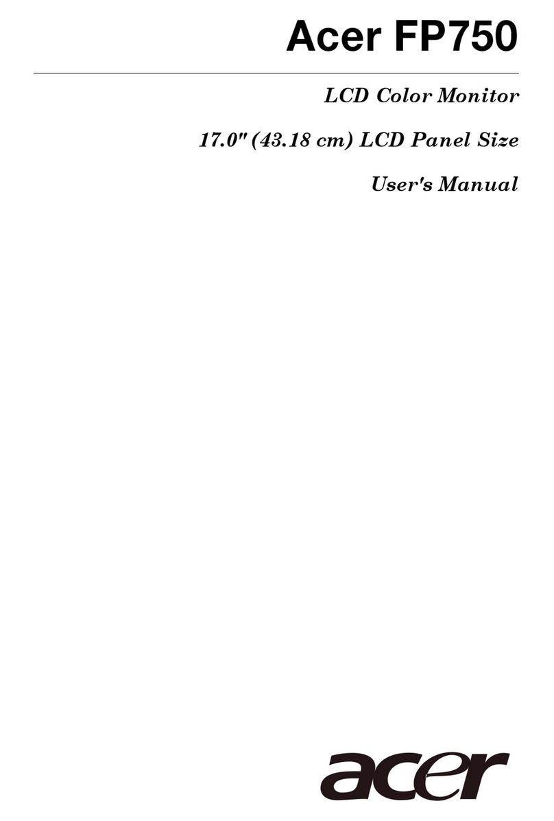 Acer FP750 User manual