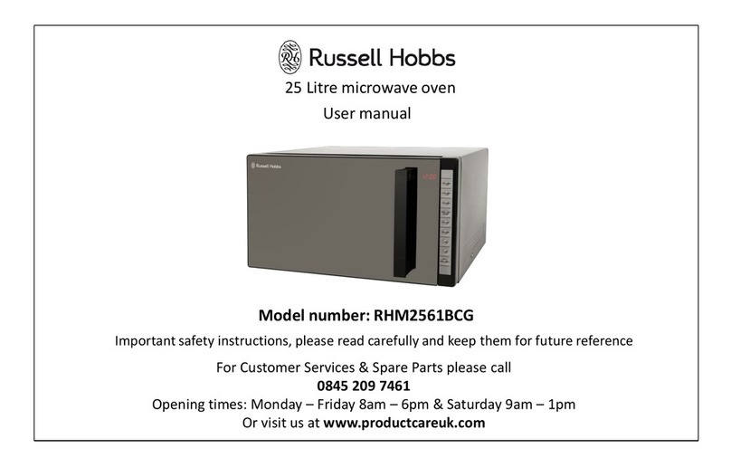 Russell Hobbs RHM2561BCG user manual