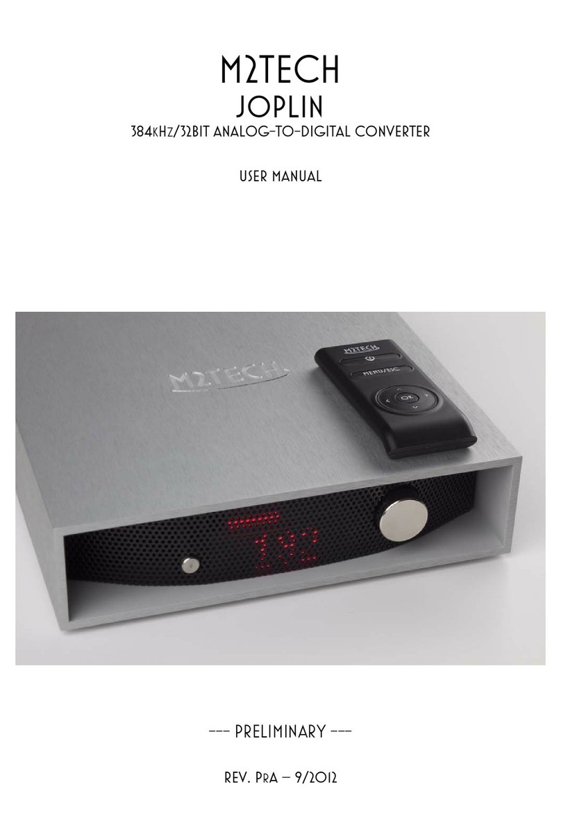 M2TECH JOPLIN User manual M2TECH JOPLIN User manual