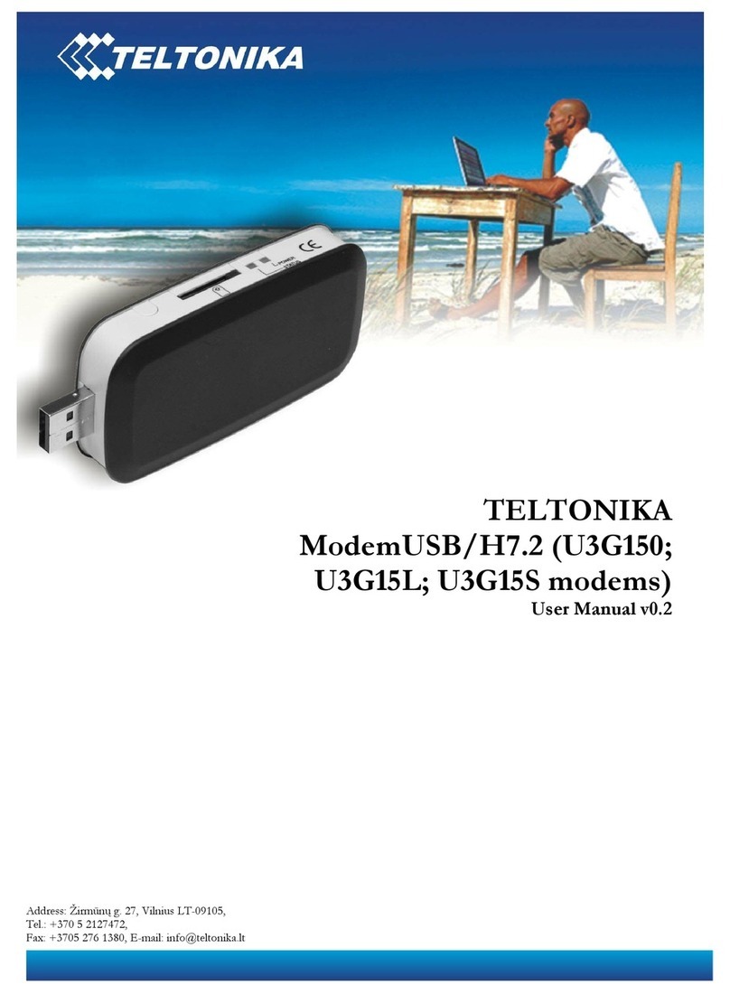 Teltonika U3G150 User manual
