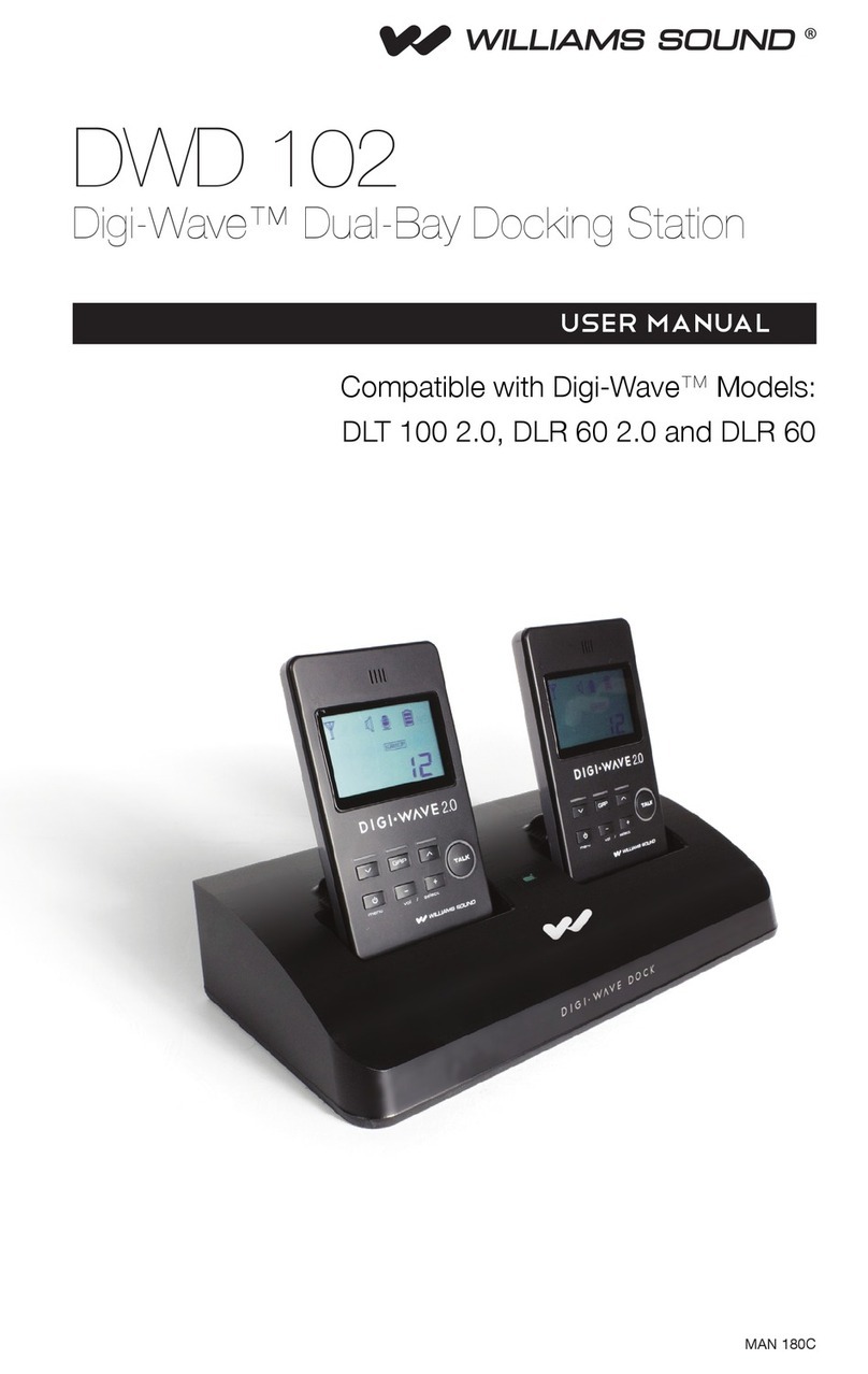 Williams Sound DWD 102 user manual