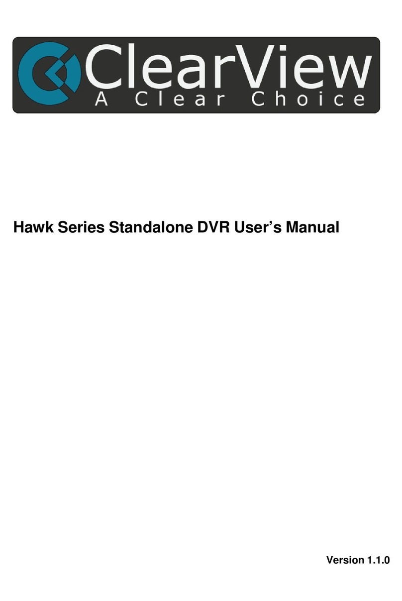 ClearView Hawk Series user manual