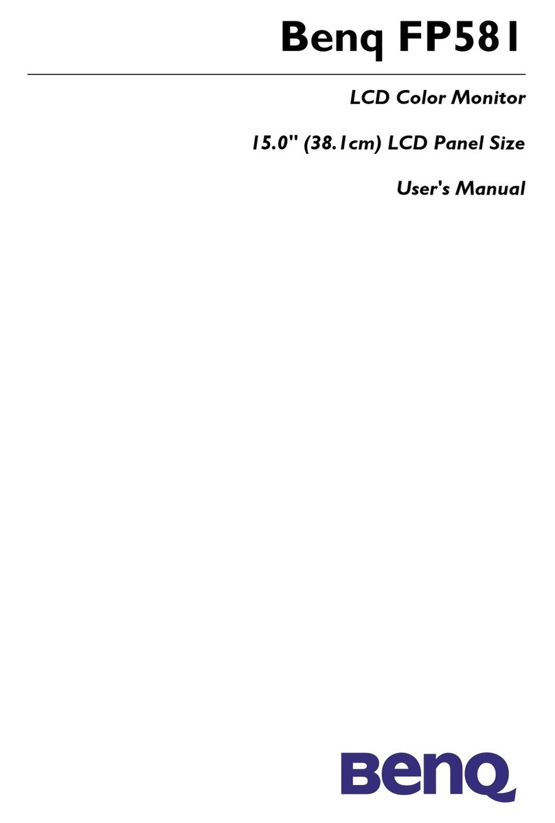 BenQ FP581 User manual