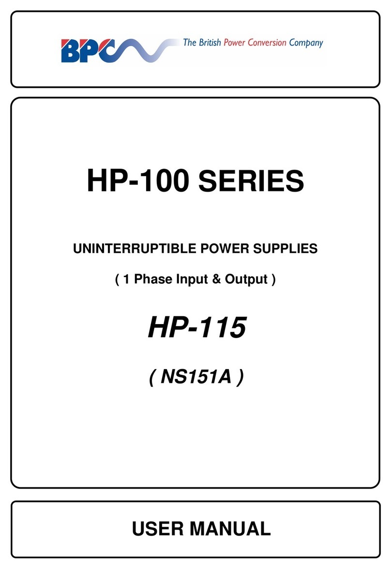 BPC HP-115 User manual
