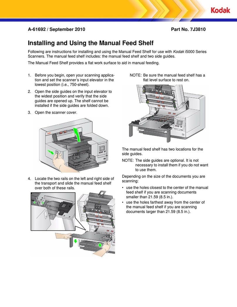 Kodak i5000 Series Installation and using guide