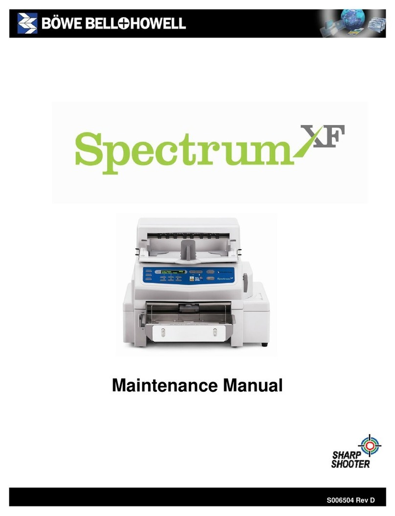Bell and Howell Spectrum XF Maintenance manual