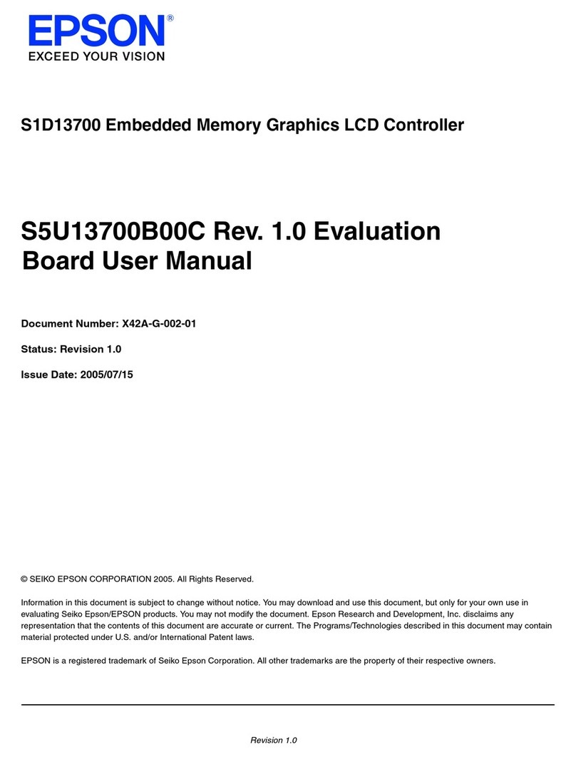 Epson S5U13700B00C User manual