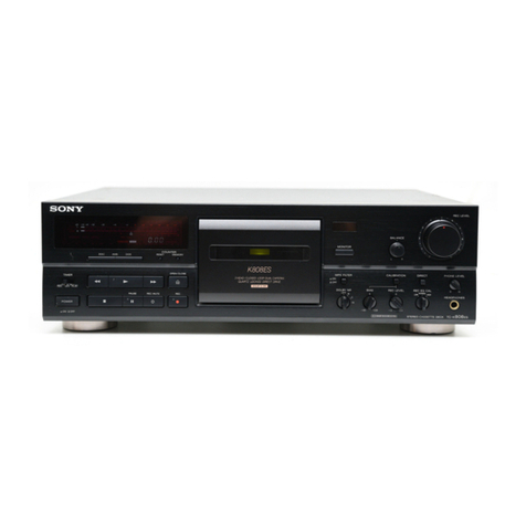 Sony TC-K808ES Service manual