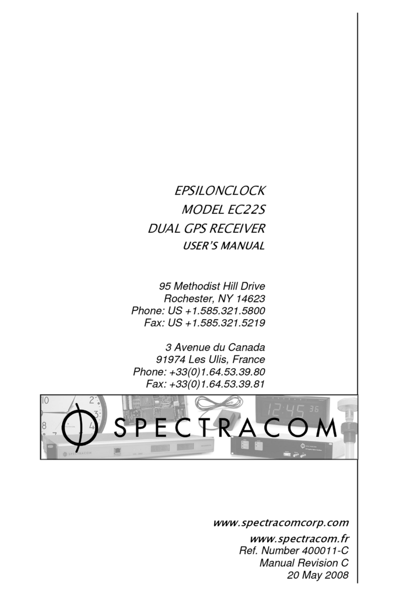 Spectra EC22S user manual