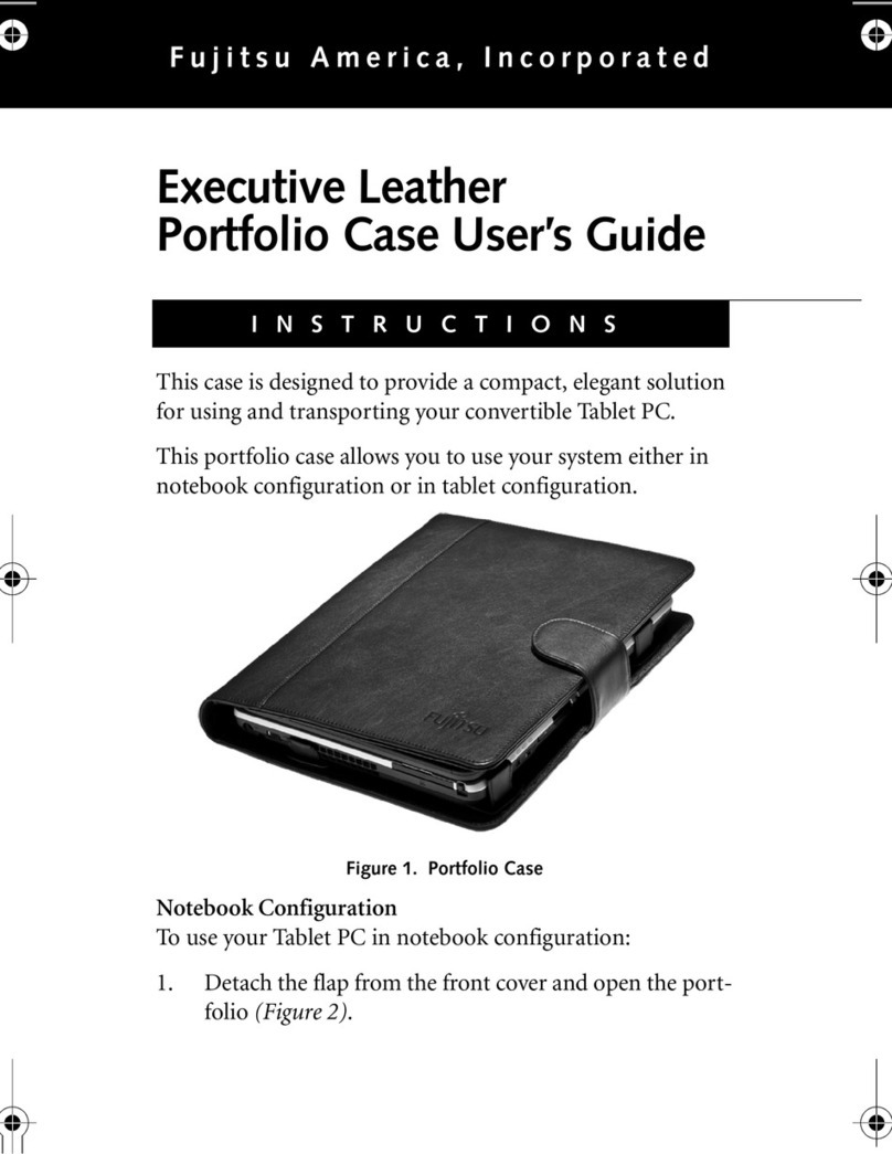 Fujitsu Executive Leather Portfolio Case User manual Fujitsu Executive Leather Portfolio Case User manual